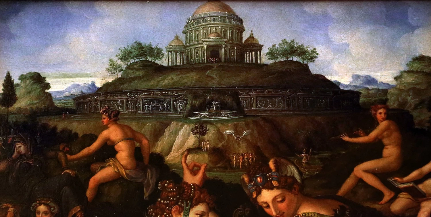 44-ercole coronato dalle muse-dettaglio- 1568-Uffizi